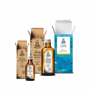 BEARD KIT – Beard Oil “Vanilla” & Beard Shampoo “Amber”